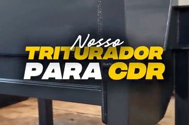 A etapa final do nosso triturador para CDR já começou!